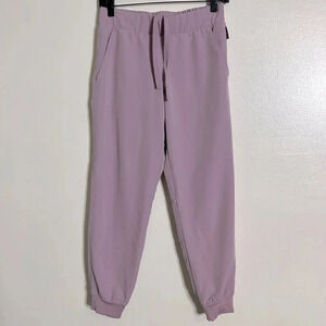 MOVEMENT- Butter-Soft Women's Mauve 5-Pocket STRETCH Jogger Scrub Pants Size XS